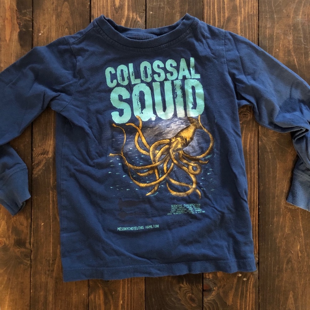 Long Sleeve Squid Shirt